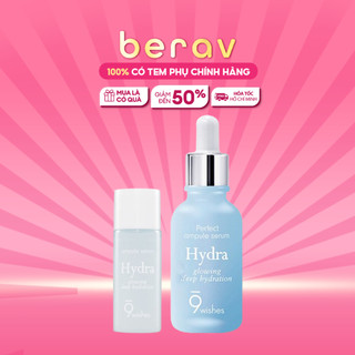 Tinh Chất 9Wishes Hydra Skin Ampule Serum Dưỡng Ẩm 30ml