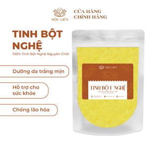 Tinh bột nghệ nguyên chất hỗ trợ tiêu hoá giúp trắng da, giảm mụn, mờ thâm nám - MỘC LIÊN