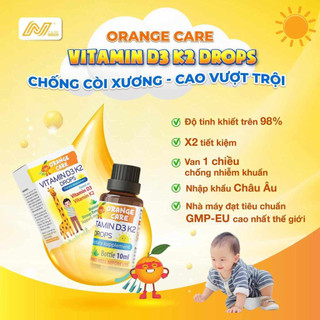 [ Nhập khẩu Châu Âu]  Vitamin D3_K2 nhỏ giọt cho trẻ sơ sinh, giúp bé phát triển chiều cao nhanh