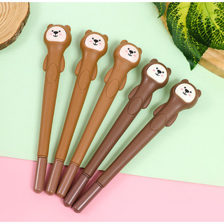 bút gấu in hình nổi size to bút cute bút dễ thương bút  viết gel