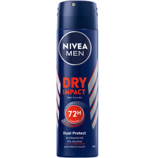 Xịt ngăn mùi Nivea nam 150ml Dry khô thoáng