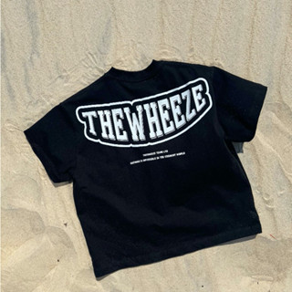  Áo Thun Boxy THEWHEEZE BORDER  BLACK  - 100% cotton 2c 280gsm  đã xử lý co rút  