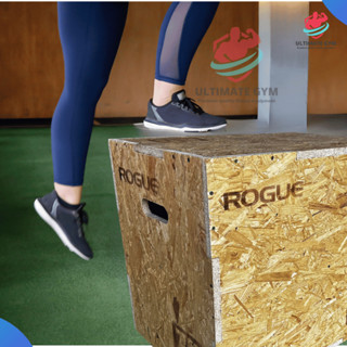 Hộp nhảy gỗ, bục nhảy plyometric 3 trong 1 ROGUE loại lớn 50-60-70cm, jumping box, plyo box ULTIMATE GYM