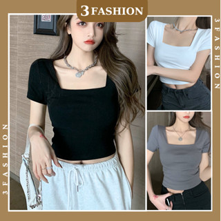 Áo croptop nữ ôm body có bigsize, áo croptop cổ vuông tay ngắn thời trang vải thun thoáng mát - A75