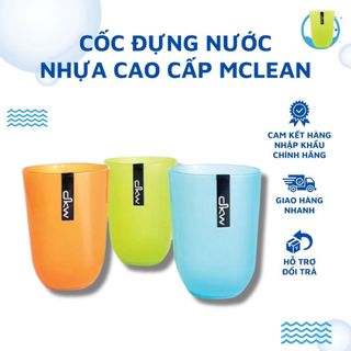 Cốc Đựng Nước Chất Liệu Nhựa Cao Cấp An Toàn Khi Sử Dụng Dễ Dàng Vệ Sinh MClean.Official