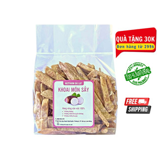 Khoai môn sấy giòn NutiFarm 500gr loại đặc biệt, rau củ sấy khô đặc sản đà lạt