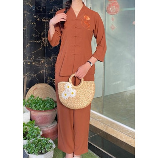 Đồ Lam Đi Chùa # Bà Lai Đũi Nhẫn