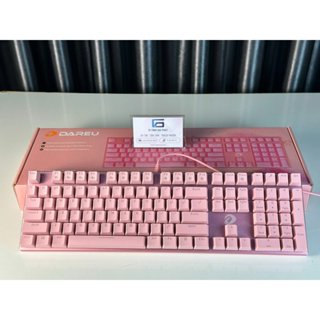 Bàn Phím Cơ DAREU EK810 PINK - Led Pink (USB/Blue switch) - Bàn Phím Gaming Màu Hồng Chính Hãng