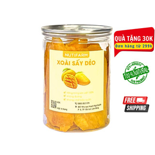 Xoài sấy dẻo 400gr NutiFarm trái cây sấy đặc sản đà lạt