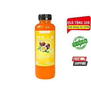 Nước cốt chanh dây 500ml NutiFarm siro pha đặc sản đà lạt