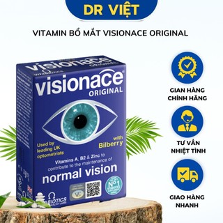 Viên uống bổ mắt Visionace giúp sáng mắt tăng cường thị lực,ngừa cận thị loạn thị