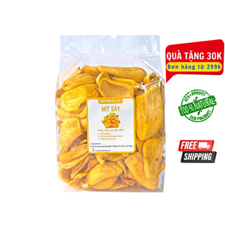 Mít sấy giòn NutiFarm 500gr, mít sấy khô không đường ngọt tự nhiên hàng xuất khẩu