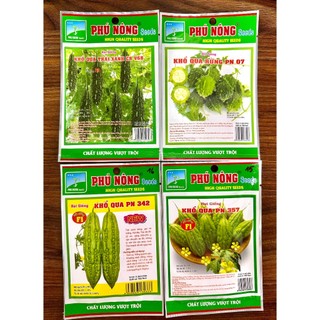 Hạt giống khổ qua đủ loại, hạt khổ qua trái xanh, hạt khổ qua rừng, hạt khổ qua Phú Nông
