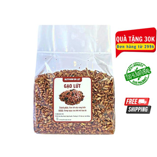 Gạo lứt sấy rong biển 500gr NutiFarm đồ ăn vặt đà lạt vừa ngon vừa rẻ