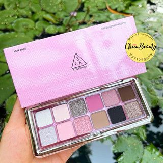 Bảng phấn mắt 3CE New Take Eyeshadow Palette màu Creative Filter tone hồng baby pha nâu đen