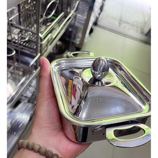 Nồi Vuông / Khay Đựng Mini Inox 316