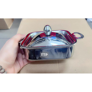 Nồi Vuông / Khay Đựng Mini Inox 316