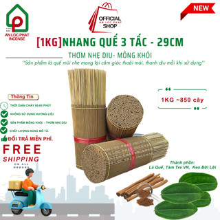 Nhang quế 3 tấc - thơm nhẹ dịu, ít khói - an lộc phát