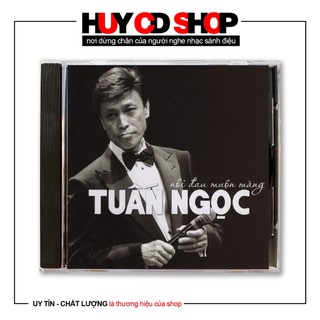 Đĩa cd tuấn ngọc nỗi đau muộn màng nhạc sang trữ tình đĩa lòng trắng huy cd shop