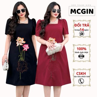 Đầm Suông Tay Phồng Serena | Trung Niên | Form Suông | Tay Phồng | Bigsize Nữ | Sang Trọng | Thanh Lịch | Peruna | CG038
