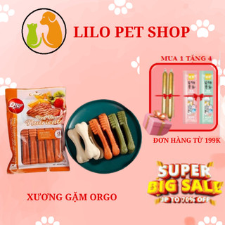 Xương gặm cho chó Orgo, xương gặm sạch răng cho cún, xương gặm bổ sung canxi cho chó
