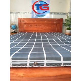 Áo bọc 2 mặt nệm có khóa kéo (Thun 3D Hàn Quốc)