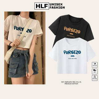 Áo Croptop PURSEZO tay lỡ nữ , áo thun nữ HLF