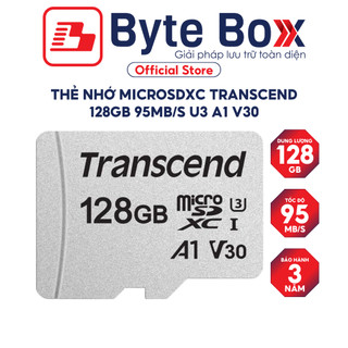 Thẻ nhớ MicroSDXC Transcend 128GB 95MB/s Bảo hành 3 năm