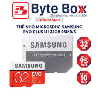 Thẻ nhớ MicroSDHC Samsung EVO Plus U1 32GB 95MB/s Bảo hành 10 năm