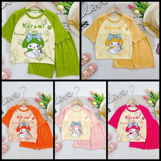 Bộ đồ bé gái dễ thương in Hình Dễ Thương hàng MINKY MOM phối raplang từ 7kg đến 25kg 5 MÀU