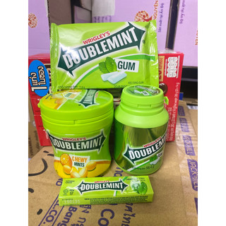 Kẹo cao su doublemint bạc hà hũ& vỉ