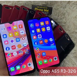 Điện thoại oppo a5s 2sim ram 3g/32g màn hình 6.2 inch android 8.1.1 chip mediatek helio p35, điện thoại rẻ
