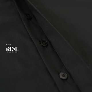 Sơ Mi Công Sở Cánh Dơi Đen_REAL