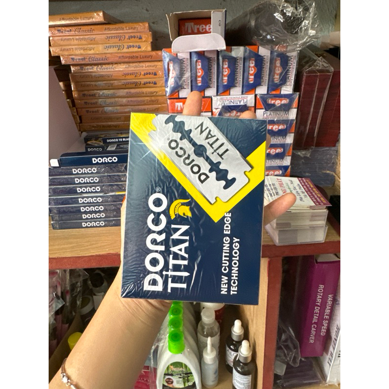 combo 10 hộp lưỡi lam Dorco Titan (1000 lưỡi)