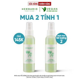 Xịt khoáng Rau Má & Diếp Cá herbario 100ml thuần chay
