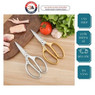 Kéo cắt gà sk5 cán thép siêu bén, kéo cắt thịt, làm bếp lưỡi thép ko gỉ, kéo nhật đa năng thế hệ mới