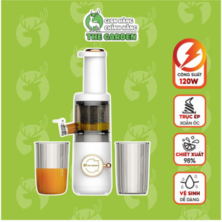 Máy Ép Chậm THE GARDEN x CEOOL Ép Trái Cây Nguyên Quả Kiệt Bã Dung Làm Nước Ép chính hãng bảo hành 12 tháng