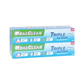 Kem đánh răng dạng OralClean Triple Action 150 gr