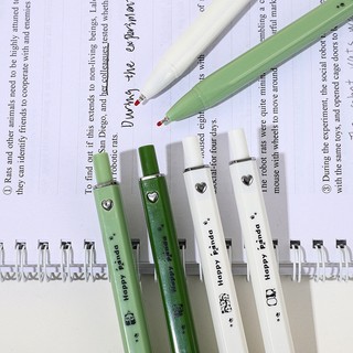 🌴Bút bi bấm hình gấu trúc Panda mực đen