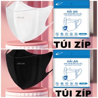 Thùng 600 chiếc khẩu trang 5D HẢI AN MASK Chính Hãng 3 lớp Kháng Khuẩn dày dặn Chống Tia Uv ,Bụi Mịn