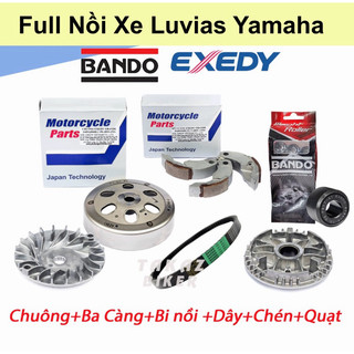 A4 [ Nouvo 4-5 / Luvias Fi ] Full bộ nồi Exedy trước và sau dùng cho xe Nouvo 4 - Nouvo 5 / Luvias Fi hãng Exedy