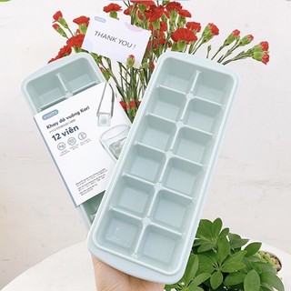 Khay làm đá, làm thạch có nắp đậy