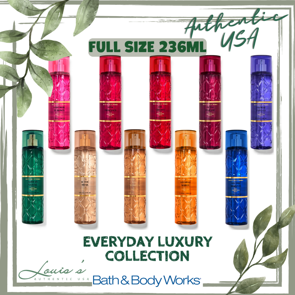 [ Full ] COVERED ROSES OBSESSED CHERRY PETAL PARADE IF YOU MUSK VIVA VANILLA SANTAL HORIZON Bodymist