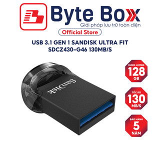 USB 3.1 Gen 1 Sandisk Ultra Fit SDCZ430-G46 16GB / 32GB/ 64GB / 128GB 130MB/s Bảo hành 5 năm