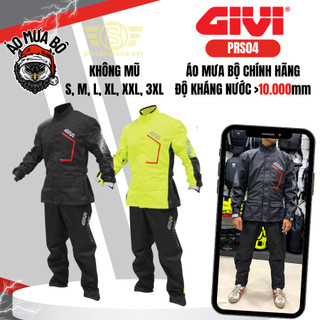Áo mưa bộ givi prs04 axny axnn không nón chính hãng - shop áo mưa hcm