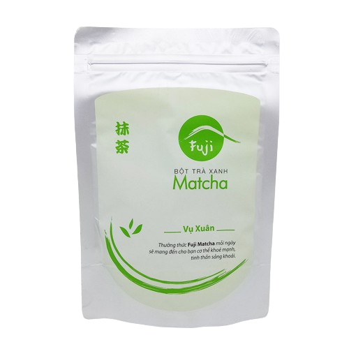 [Organic] Bột Trà Xanh Fuji Matcha Nguyên Chất Vụ Xuân Pha Đồ Uống, Đắp Mặt, Trắng Da 100g/30g
