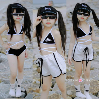 Sét đồ bơi cho bé gái 3ct vải siêu mềm