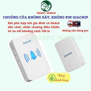 Chuông Cửa Thông Minh QIACHIP Không Dây, Không Cần Pin, Lắp Đặt Ngoài Trời Chống Nước, Khoảng Cách Lên Đến 150m, GắnCổng