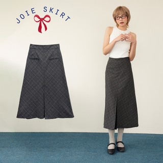 Bleubird chân váy dáng dài caro joie skirt
