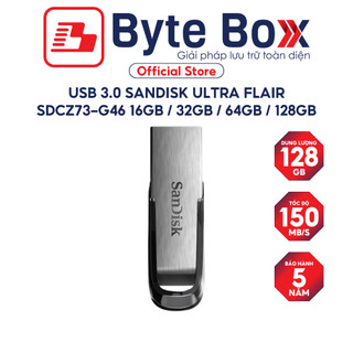 USB 3.0 SanDisk Ultra Flair SDCZ73-G46 16GB / 32GB / 64GB  upto 150MB/s Bảo hành 5 năm
